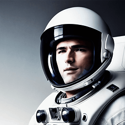 Astronaut AI avatar/profile picture for men
