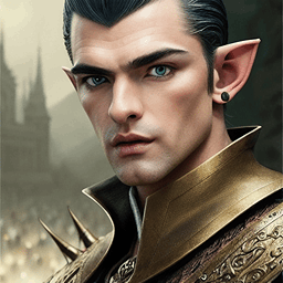 Elf AI avatar/profile picture for men