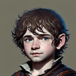 Hobbit AI avatar/profile picture for men