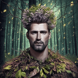 Nature AI avatar/profile picture for men