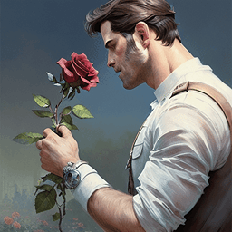 Rose profile picture for men