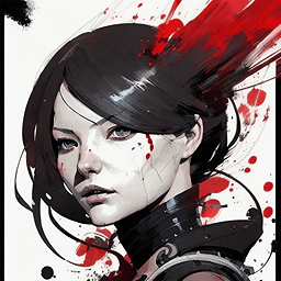 Blood AI avatar/profile picture for women