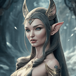 Elf AI avatar/profile picture for women