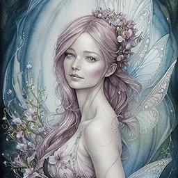 Fairy AI avatar/profile picture for women